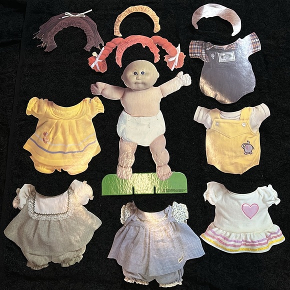 Cabbage Patch Kids Paper Doll set vintage - Picture 2 of 7